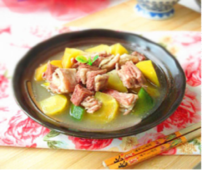 胡萝卜炖羊肉